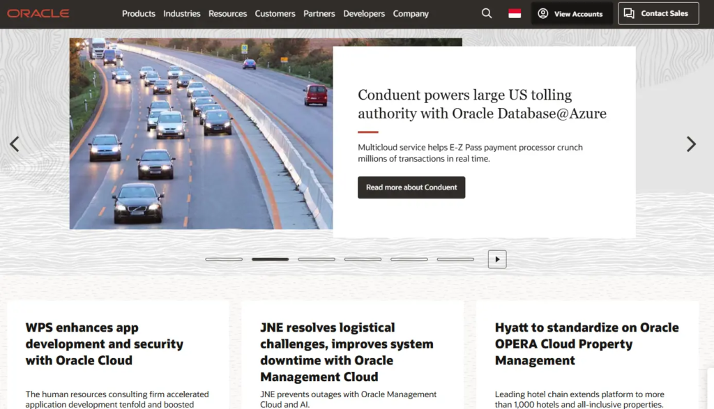 ebsite dari Oracle.com